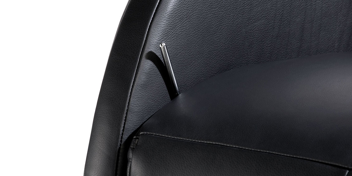 RELAXSESSEL - Detailbild der mechanischen Sitzverstellung vom TV Sessel