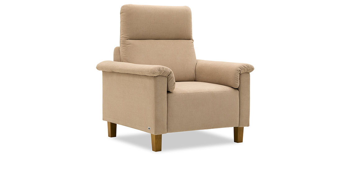 BATIDA - Sessel im Stoff Höpke Princess beige