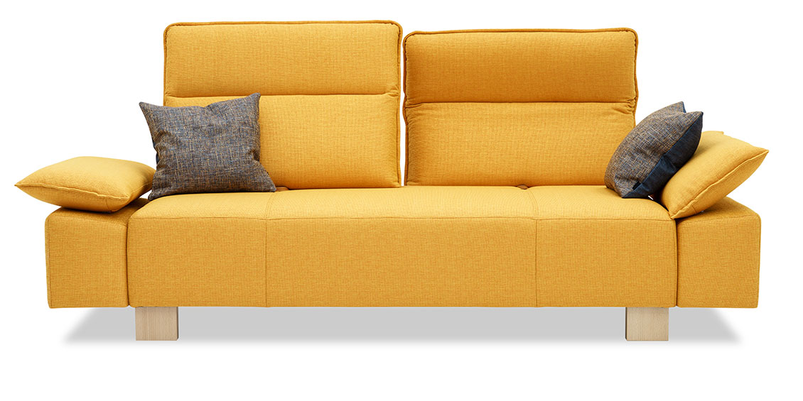 BELUGA - 2,5 Platz Sofa in Stoff S & V Provence gelb