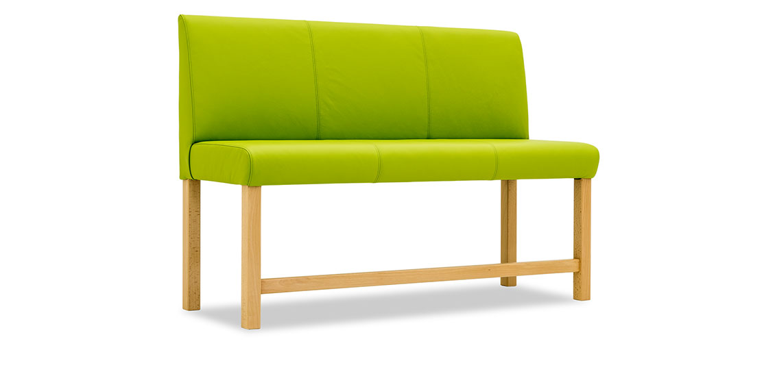 CF800 - Hockerbank in Leder Napoli apple