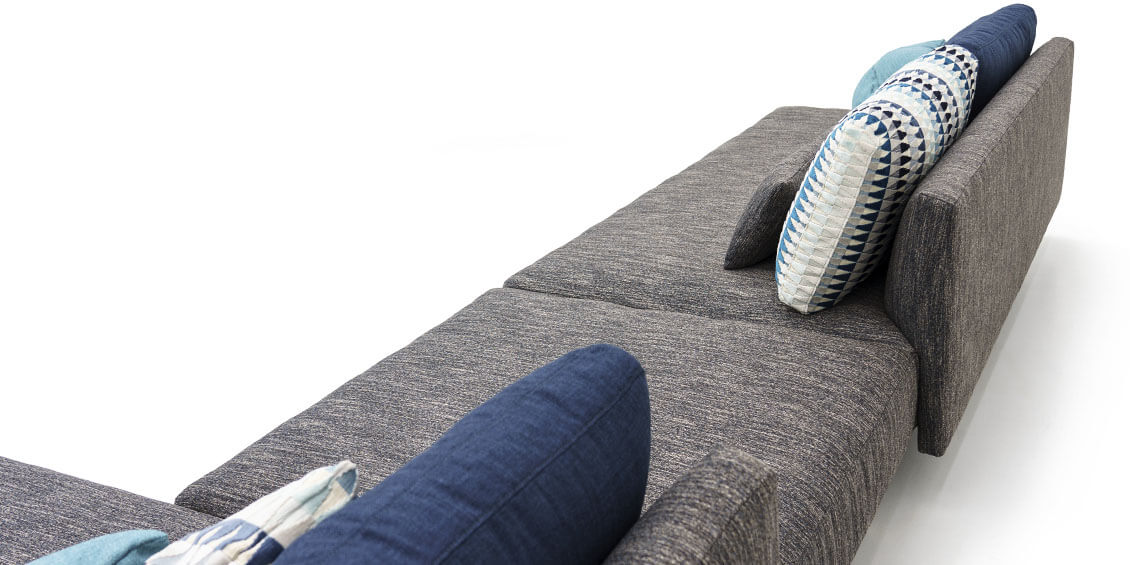 EASY - Detailbild Steckrücken mit großen Rückenkissen