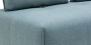 FLOW - Detailbild der seitlichen Biese und Steppung im Sitz