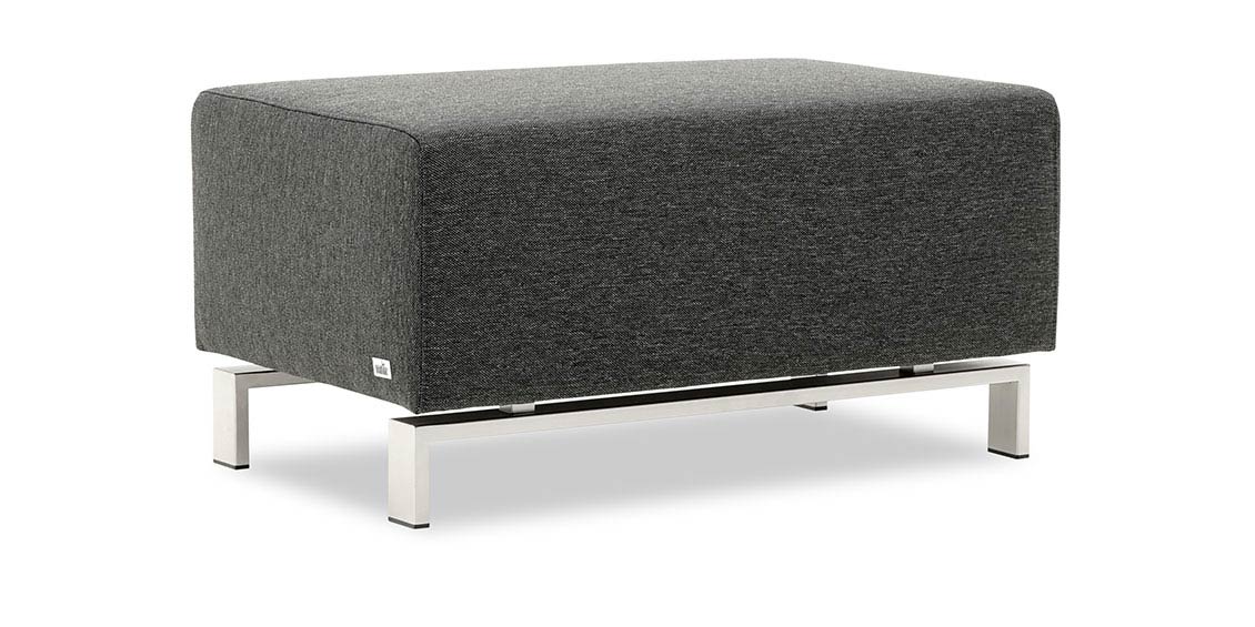 HOCKERBANK klein im Stoff S & V Martinez