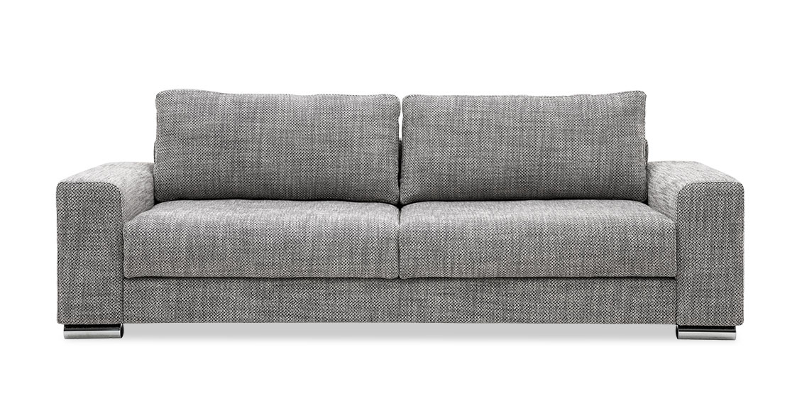 HOME - 3 Platz Sofa in Stoff Art Novel Coaxi Coari granite