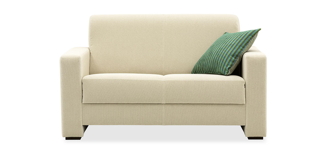 LIBERTY-Jamaika - 2 Platz Sofa im Stoff Elegant Elements creme-weiß