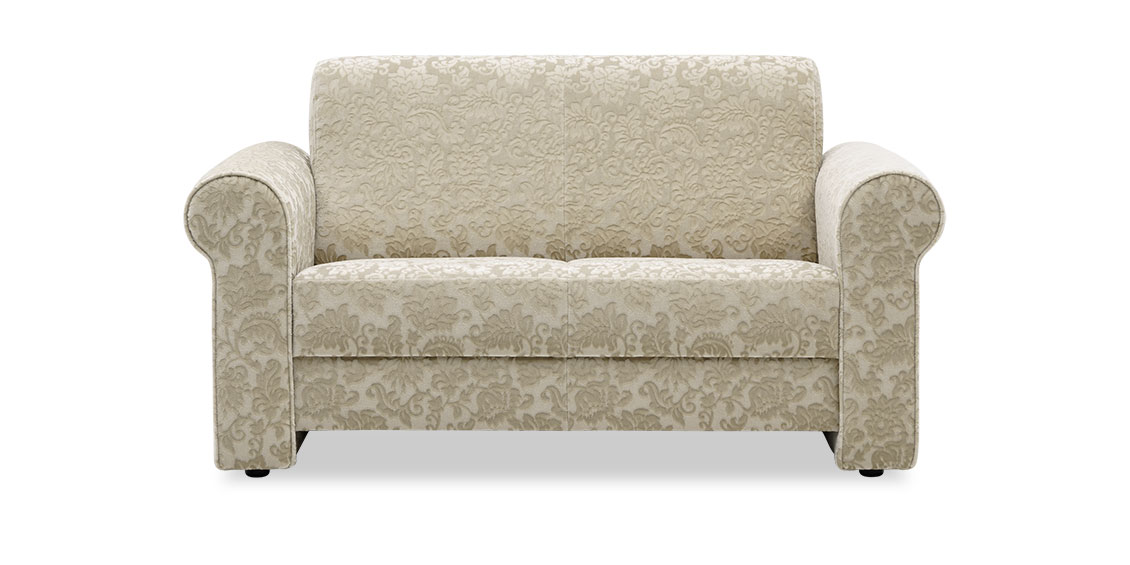 LIBERTY-LOLA - 2 Platz Sofa in Stoff S&V Velvet Brandenburg beige