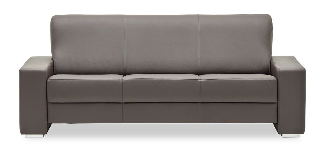 LIBERTY-Ohio - 3 Platz Sofa in anthrazitfarbenem Leder