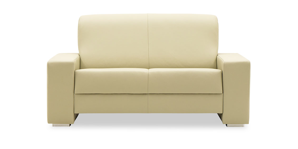 LIBERTY-Ohio - 2 Platz Sofa in Leder Prescott beige