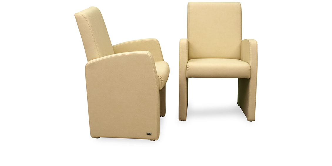 MONO - Sessel in naturfarbenem Leder