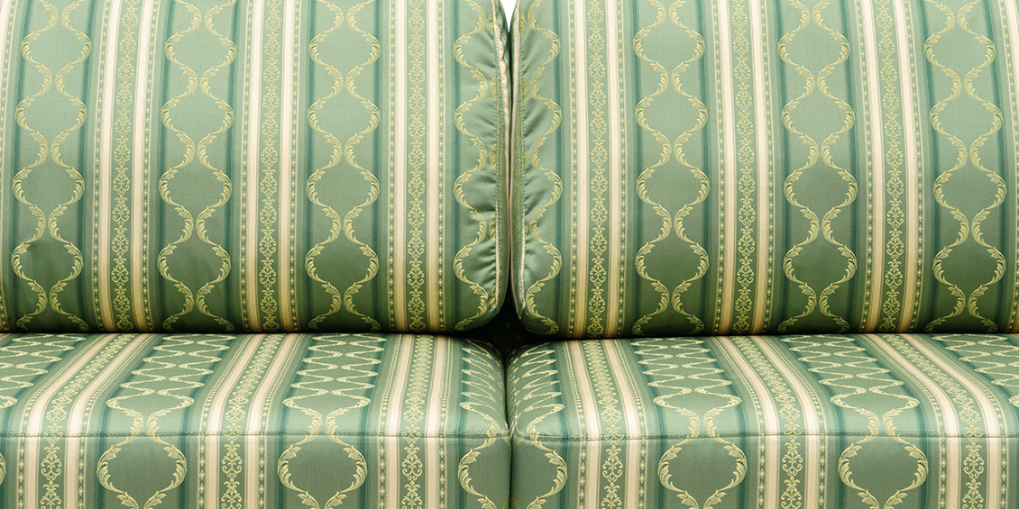 ORA - Detailbild vom Stoff S & V Belvedere Classic grün geometrisch