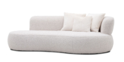 PALAZZO II - Rondo + Sofa, bezogen in hellen Stoff Carlucci Tender Mind