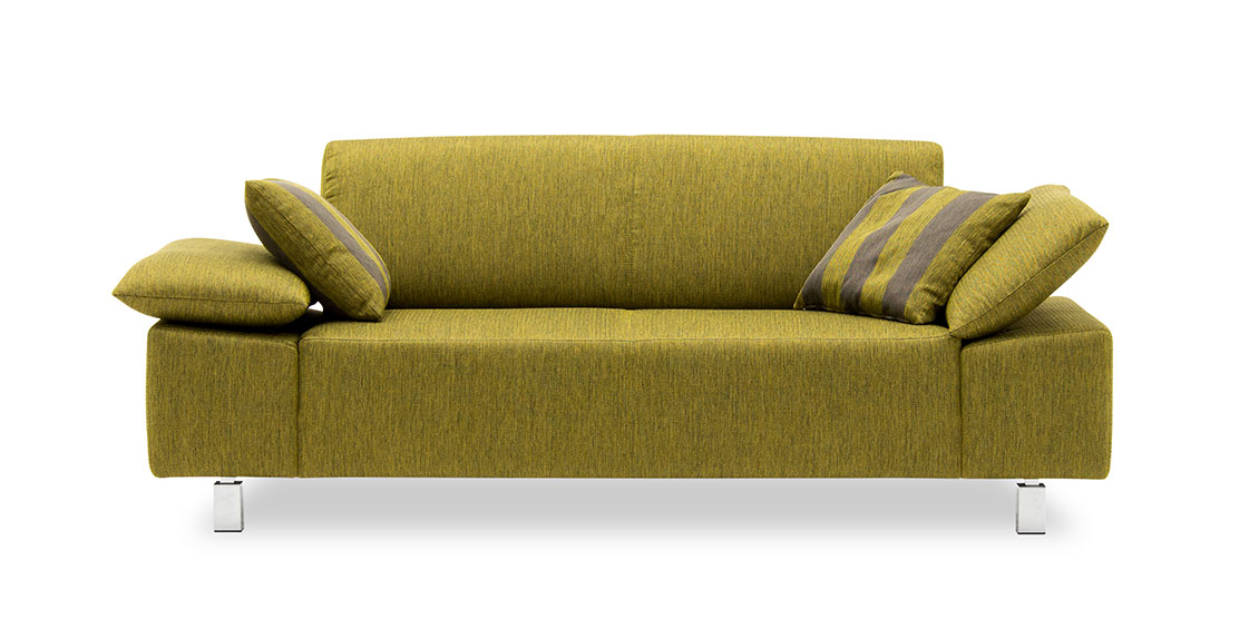 VENTANA - 2 Platz Sofa im Stoff Höpke Helmond grün