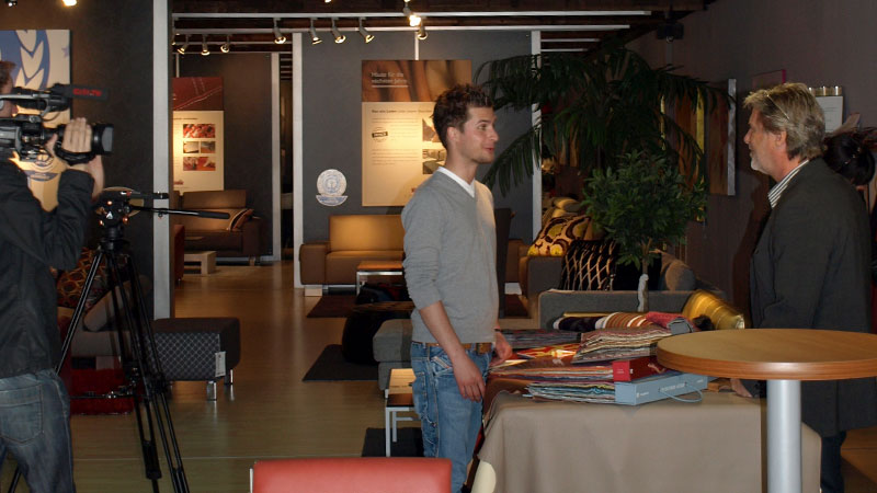 Intervew mir Citi TV in Showroom in Rehlingen