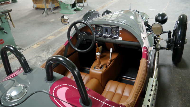 Morgan 3-Wheeler Innenansicht