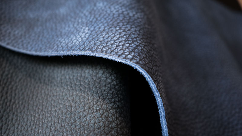 unterschiedliche Farben blau und grau von Leder Pamplona