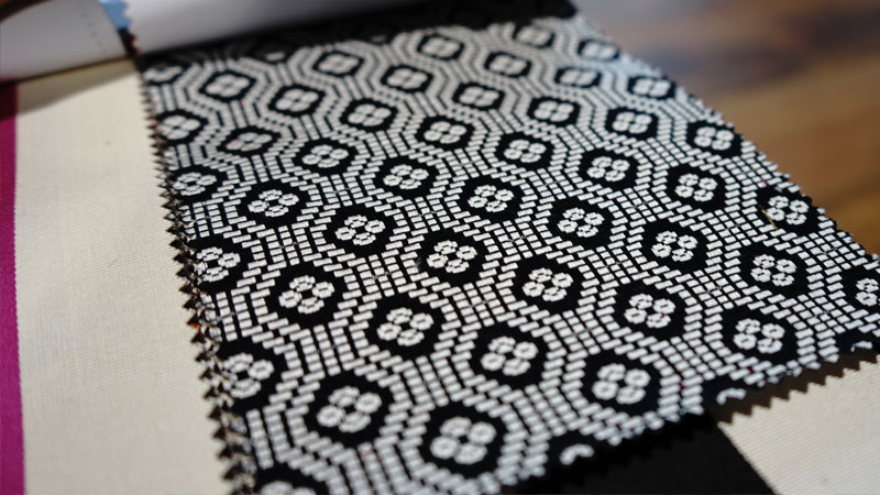 Detail der Stoffkollektion von Clarke & Clarke mit Stoff Hugo