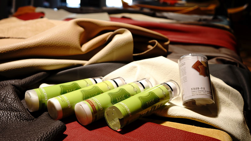 Lederpflege Keralux für Ledersofa