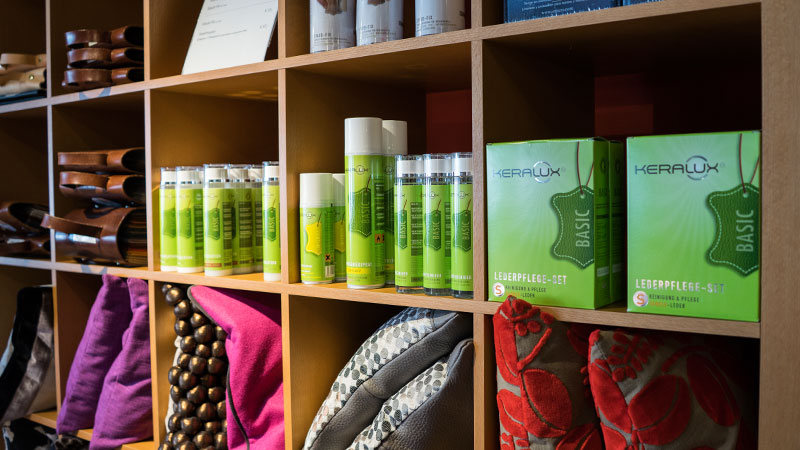 Lederpflege von Keralux für Ledersofas