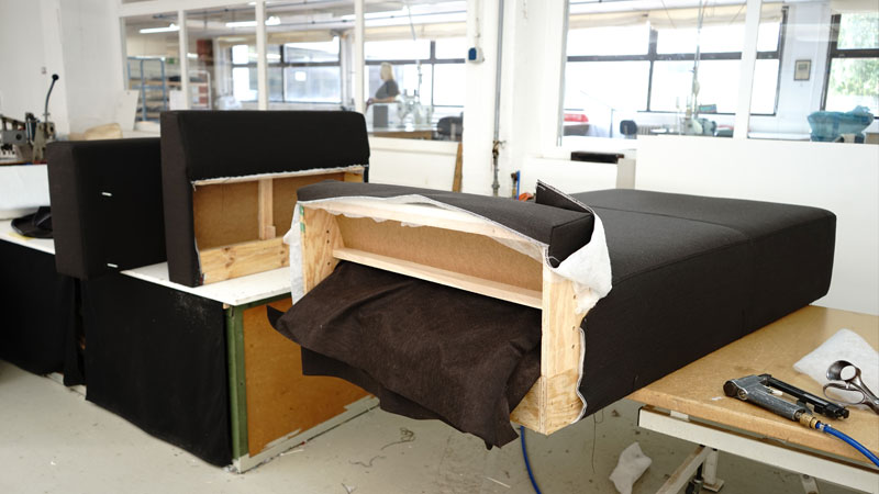 fertiges Modell Sofa Sirius in der Entwicklung