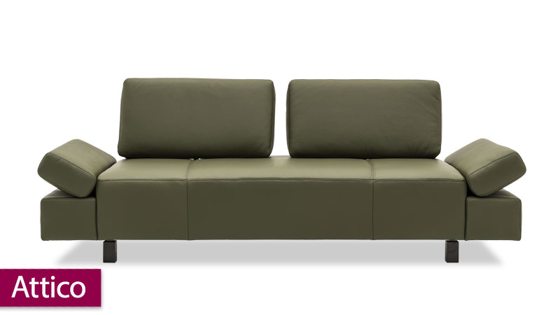 neues Modell Attico im Leder Prescott Birch