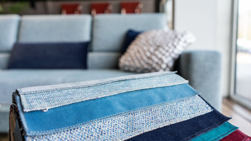 Stoffkollektion MAGIC Relax easy clean Blau