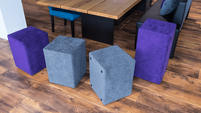 Verschiedene HOcker des Modus Sitzsystems