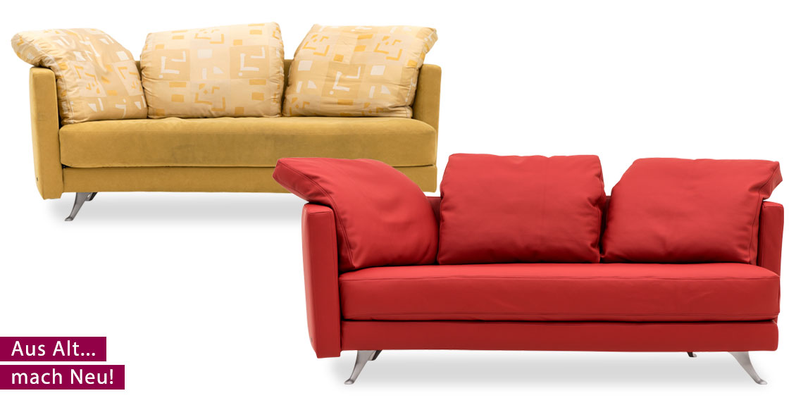 Neubezug Sofa von Rolf Benz