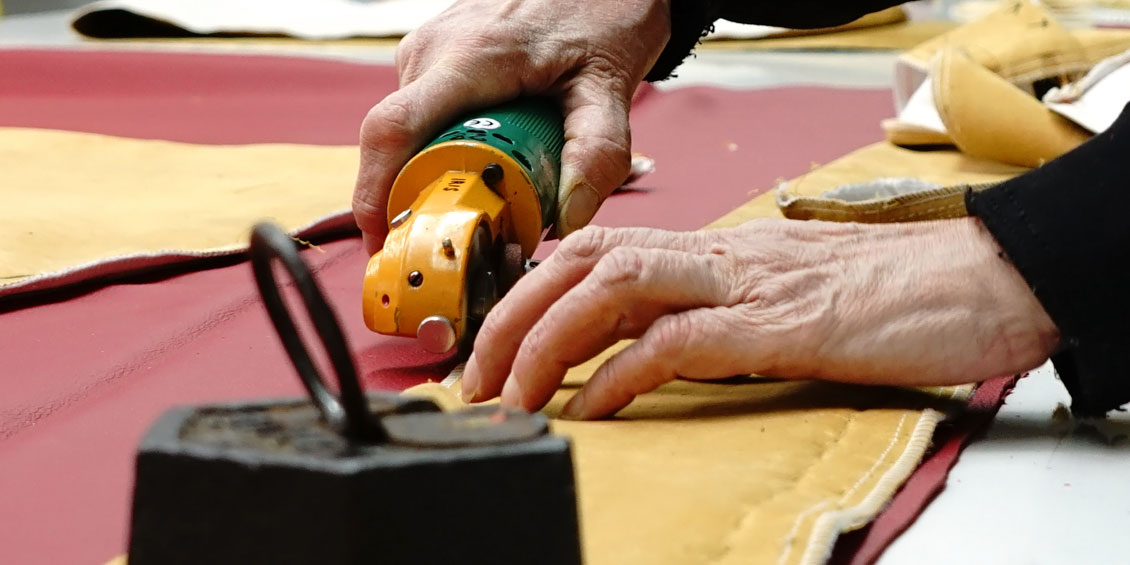 Zuschnitt den neuen Bezugs