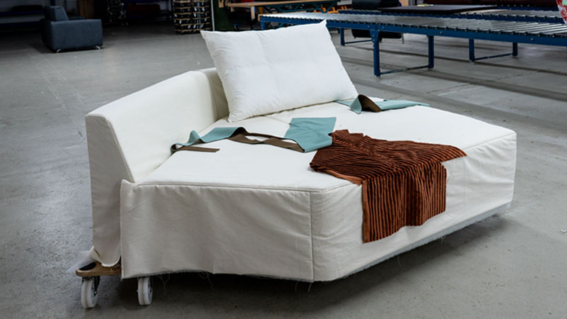 Neuer Prototyp Sofa Delta in unserre Produktion in Rehlingen